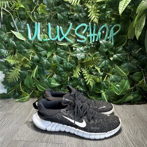 Nike Free Run 5.0 Next Nature Sneakers Shoes Women’s Size 9 Black White